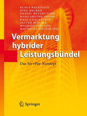 cover image of Vermarktung hybrider Leistungsbündel
